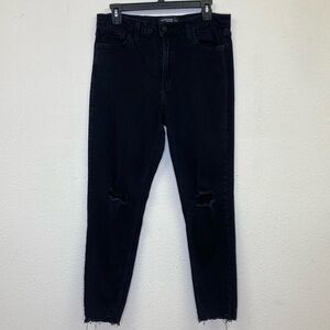 Just Black Denim Distressed Jeans Size 31